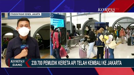 40 Ribu Pemudik Diperkirakan Tiba di Jakarta Melalui Sejumlah Stasiun