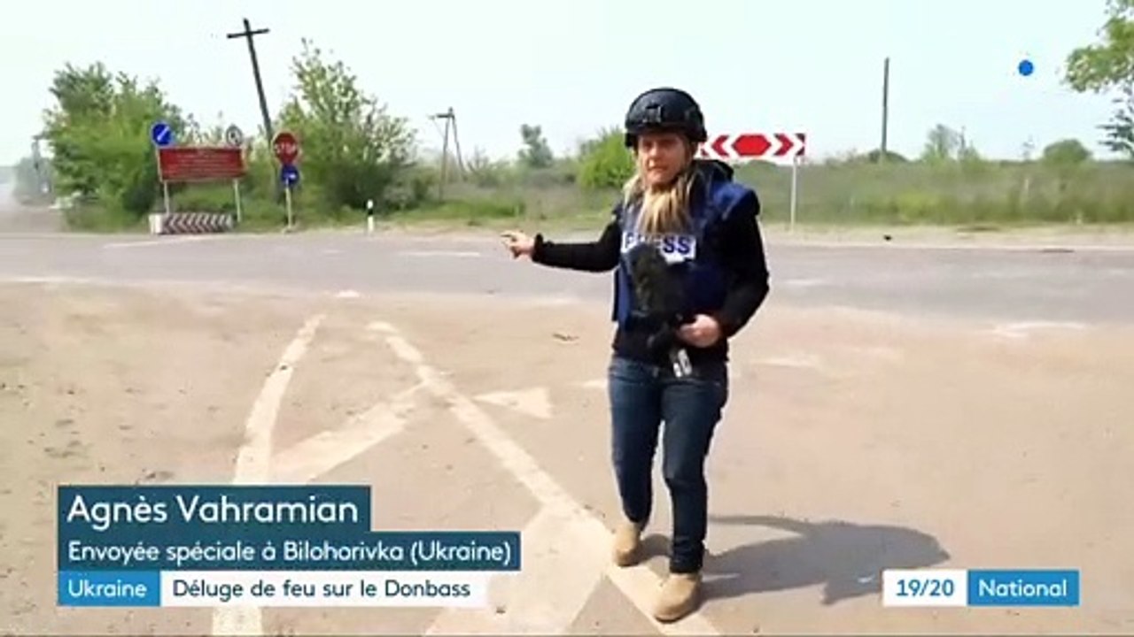 Guerre en Ukraine : En plein duplex sur France 3, une bombe explose pendant l'intervention de l'envoyée spéciale de la chaîne Agnès Vahramian