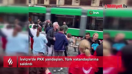 İsviçre'de PKK yandaşları, Türk vatandaşlarına saldırdı