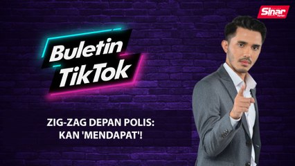 Zig-zag depan polis: Kan dah 'mendapat'!