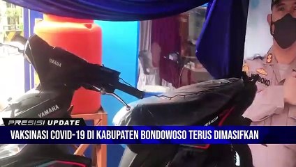 Polres Bondowoso Gelar Vaksinasi Berhadiah Sepeda Motor
