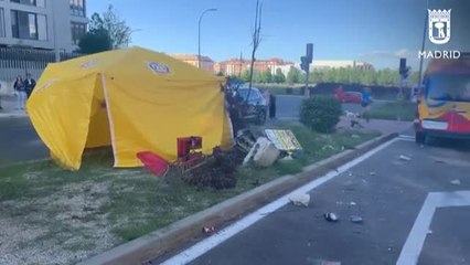 Fallecen dos mujeres en un brutal atropello en Madrid