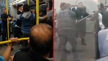 Metroda sigara içme tartışması kavgaya dönüştü! Yumrukların havada uçuştuğu anlar savcılıkta bitti