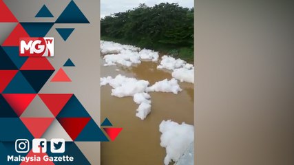 MGNews : Punca Sungai Skudai berbuih masih disiasat