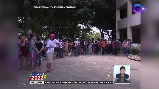 Mga botante sa isang paalaran sa Batangas City, hindi pa nakakaboto dahil sa mga sirang VCM