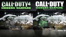 Call of Duty Modern Warfare Remastered vs Original F.N.G. Walkthrough Side-by-Side Graphics Comparison