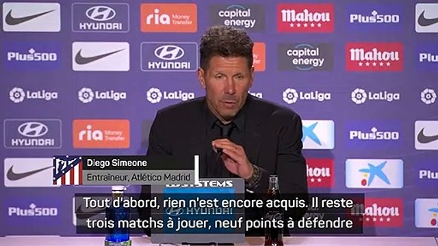 Diego Simeone veut une meilleure finition et déclare sa flamme à Ancelotti