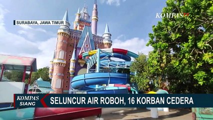 11 Korban Ambrolnya Seluncuran Waterpark Kenjeran Dioperasi, Salah Satu Korban Alami Luka di Otak
