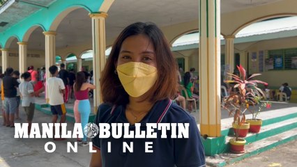 A first-time voter from Batangas City shares her experience in casting her vote today