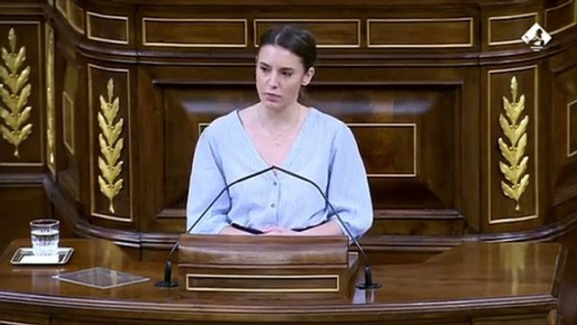 Irene Montero, a Macarena Olona: Las que estamos aquí es gracias a la lucha de otras