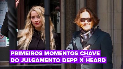 Uma primeira olhada no julgamento de difamação de Johnny Depp e Amber Heard