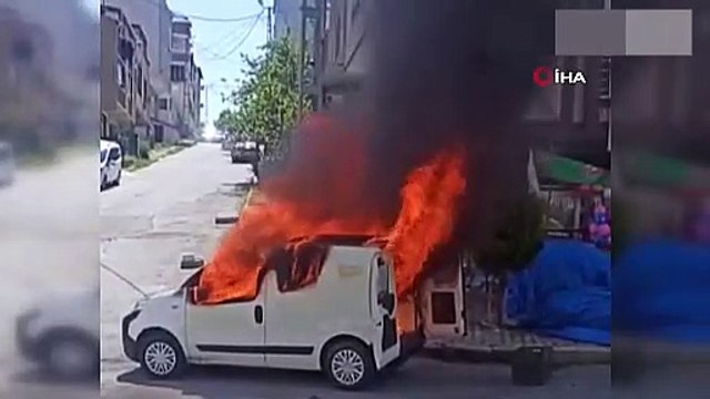 Kahreden olay: Yeni aldığı ekmek teknesi yanınca gözyaşlarını tutamadı