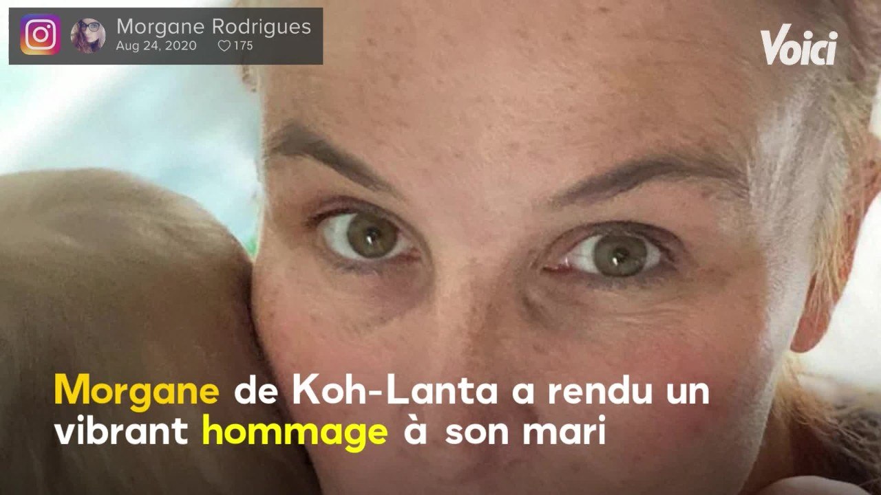 Voici : Morgane (Koh-Lanta) : son hommage bouleversant à son mari mort avant la naissance de son fils