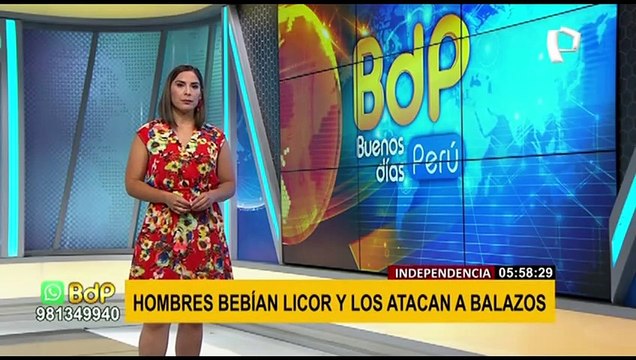 Independencia: Presuntos sicarios desatan balacera y dejan tres heridos