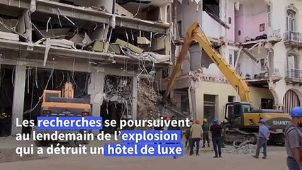 La recherche de survivants à l'hôtel Saratoga de La Havane continue