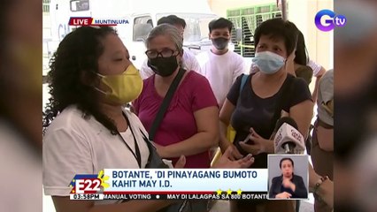 下载视频: Ilang botante sa Alabang, hindi nakaboto dahil hindi raw valid ang kanilang ID | Eleksyon 2022