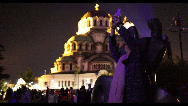 Светлинно шоу за Деня на Европа