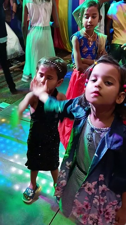 Wedding Ceremony, Mahi and Divyanshi enjoying in wedding Ceremony at bujhayat village.