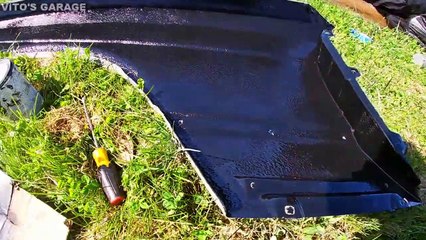 Mercedes W126 Restoration Ep. 7-  RF Fender Prep & Replacement!