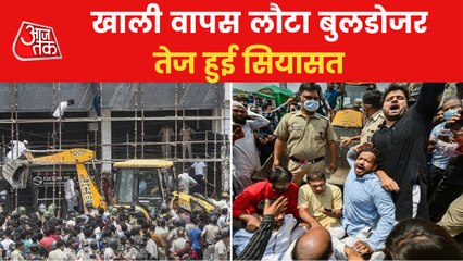 Bulldozer returned without sabotage amid high-voltage drama