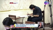 Pres. Duterte, dumating na sa voting center sa Davao City para bumoto | Eleksyon 2022