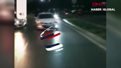 Asker konvoyunda feci kaza: Takla atarak durdular