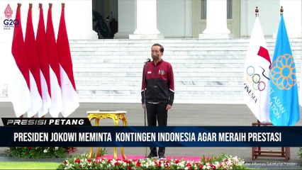 Presiden Jokowi Lepasan Tim Indonesia Menuju 31st SEA GAMES Vietnam 2021 Tahun 2022