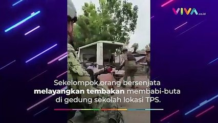 NGERI! TPS Diserang Granat hingga Ditembaki Orang Bersenjata