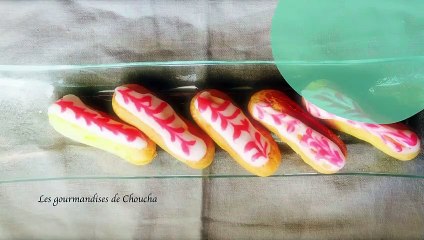Minis éclairs à la crème pâtissière vanille et rhum