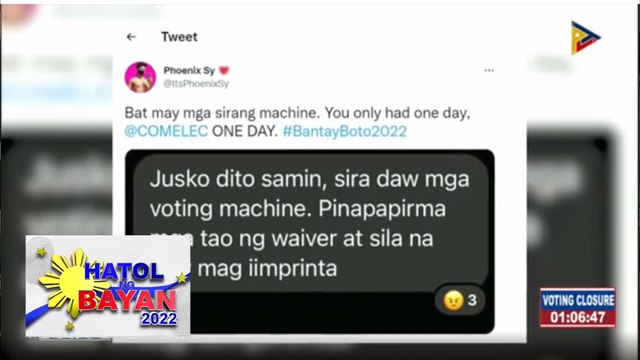 STI, patuloy ang pagtanggap ng mga reklamo at problema mula sa iba't ibang polling precincts sa bansa