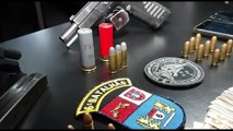 Setor de Inteligência da PM realiza averiguação no Interlagos, detém três jovens e apreende armas, drogas e dinheiro