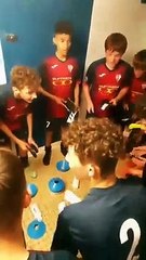 LA JOIE DES U15 APRES LEUR VICTOIRE 3-1 CE WEEK-END