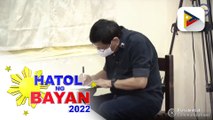 Pangulong Duterte, bumoto sa Davao City; Sen. Go, bumoto rin sa Davao City