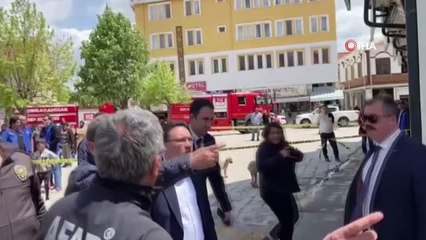 Vali Çiçek'ten 20 iş yerinin zarar gördüğü yangına ilişkin açıklama