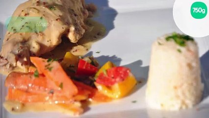 Gibelotte de lapin aux deux moutardes