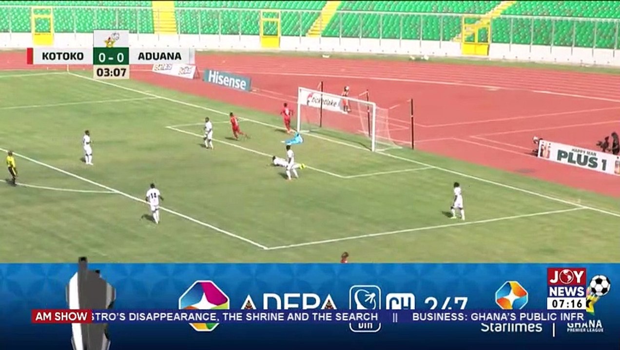 Aduana Stars hold leaders Asante Kotoko to 1-1 draw in Kumasi - AM Sports on JoyNews (9-5-22)