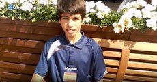Carlos Alcaraz, con 12 años: 