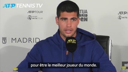 Madrid - Alcaraz : "Très envie de me battre pour gagner Roland-Garros"