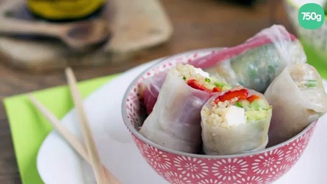 Rouleaux de printemps fraîcheur aux douces saveurs de miel