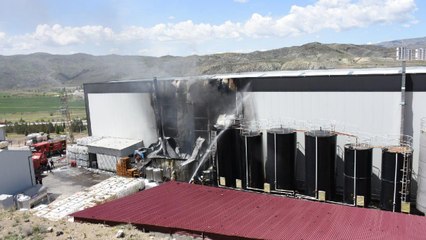 Kırıkkale’de madeni yağ fabrikasında yangın