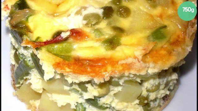 Les petits flans de légumes aux lardons & pommes de terre