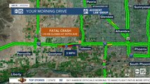 Two big closures on Valley freeways Monday morning