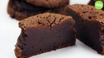 Fondant au chocolat et aux noisettes sans beurre et sans gluten