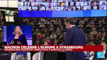 Journée de l'Europe : E. Macron favorable à la révision des traités de l'UE