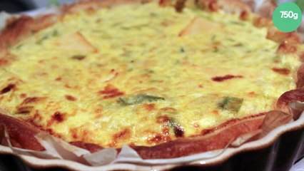 Quiche poireaux st jacques