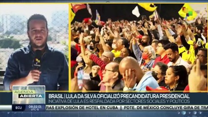 Brasil: Ex presidente Lula da Silva lanzó precandidatura para presidencia