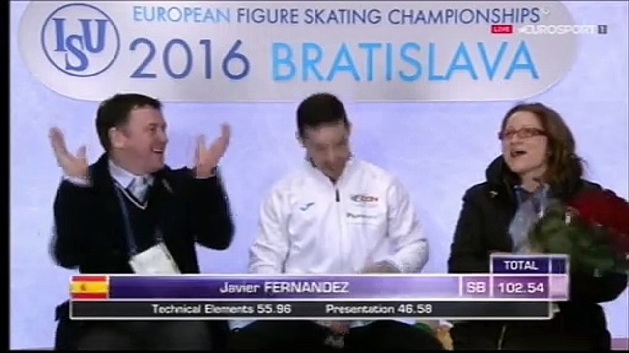 EC16 - Commentators mention Hanyu (ESP ITA)