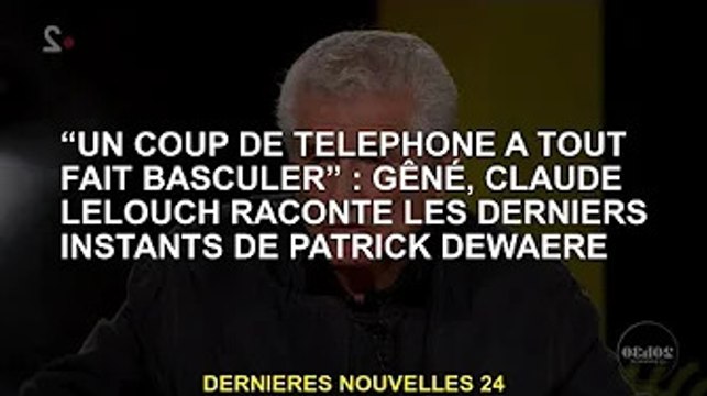 Un coup de téléphone a tout changé : Claude Lelouch raconte avec embarras les derniers instants de