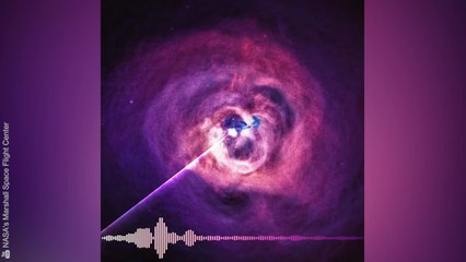 'Sonification' of the black hole at the centre of the Perseus galaxy cluster