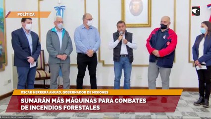 Sumarán más máquinas para combates de incendios forestales